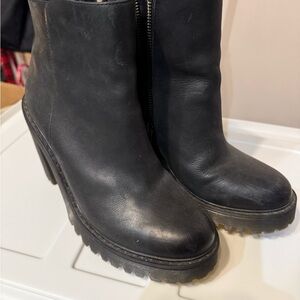 Dr. Martens Black Heeled Boots
